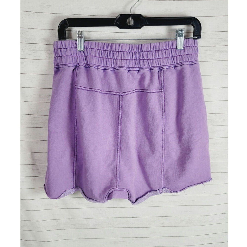 Free People / FP Movement All Star Solid Shorts in Washed Super Berry, sz Medium - Picture 8 of 12